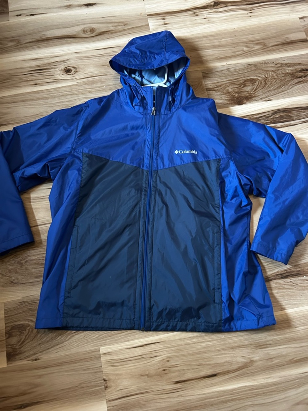 Columbia 3-in-1 Interchange Jacket Blue Zip Men's XXL